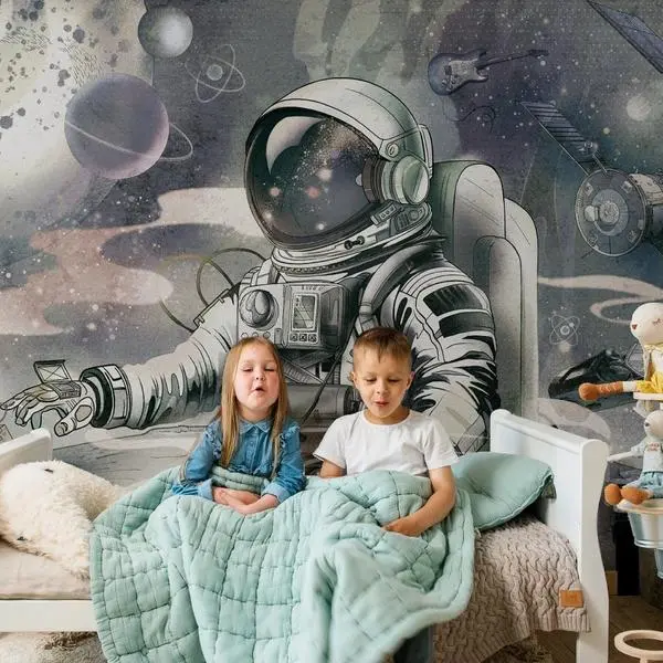 Galaxy — tapety edukacyjne dla dzieci we wnętrzu
