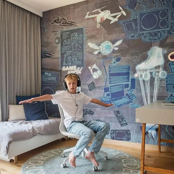 Gaming Room — tapety edukacyjne dla dzieci we wnętrzu