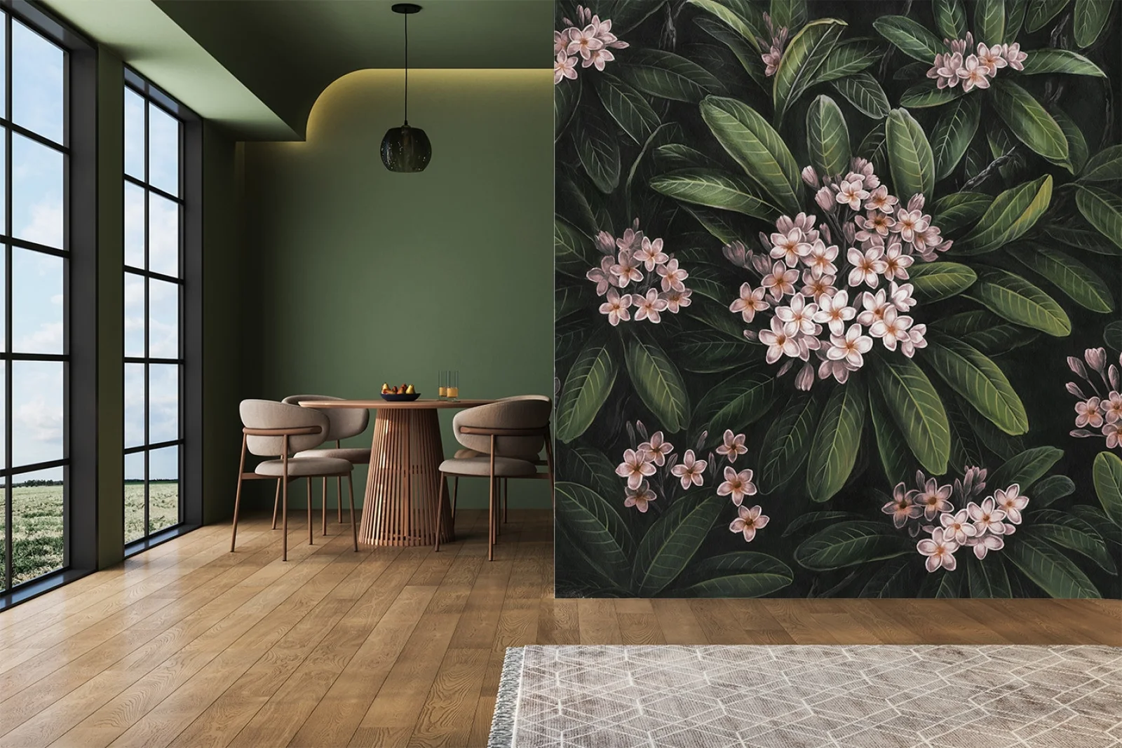 Frangipani — wizualizacja