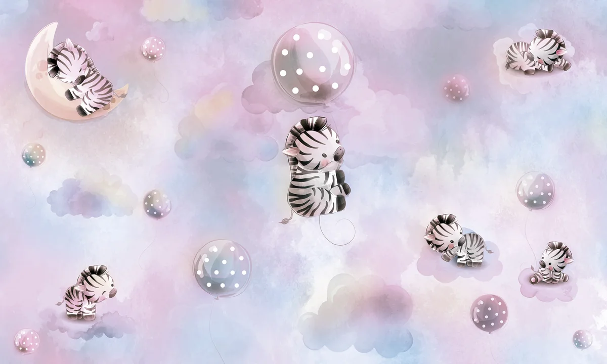 Zebra Sky Pink 1