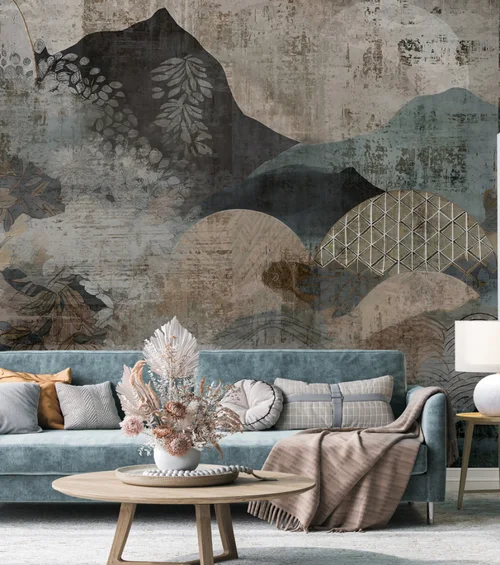 Rustic reverie — tapety boho we wnętrzu