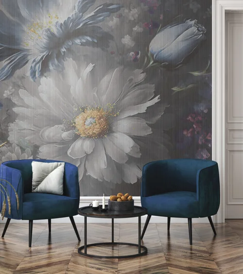 Sapphire blooms — wizualizacja we wnętrzu