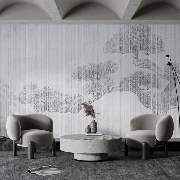 Bonsai — tapety do salonu we wnętrzu
