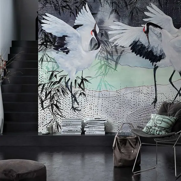Storks — tapety ze zwierzętami we wnętrzu